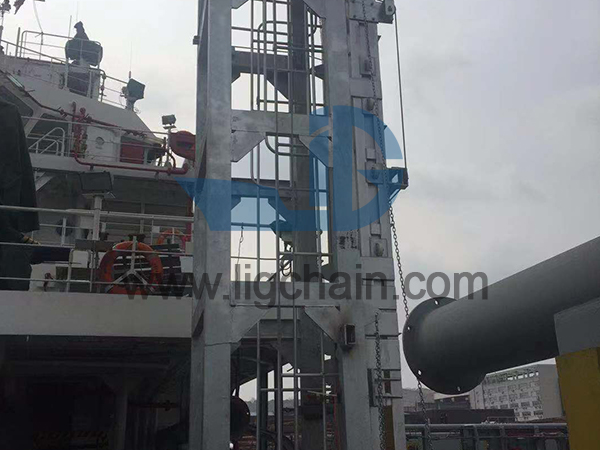 Hydraulic Telescopic Rotating Vessel Aluminum Alloy Wharf Ladder 